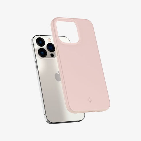ACS03674 - iPhone 13 Pro Max Case Thin Fit in black showing the back